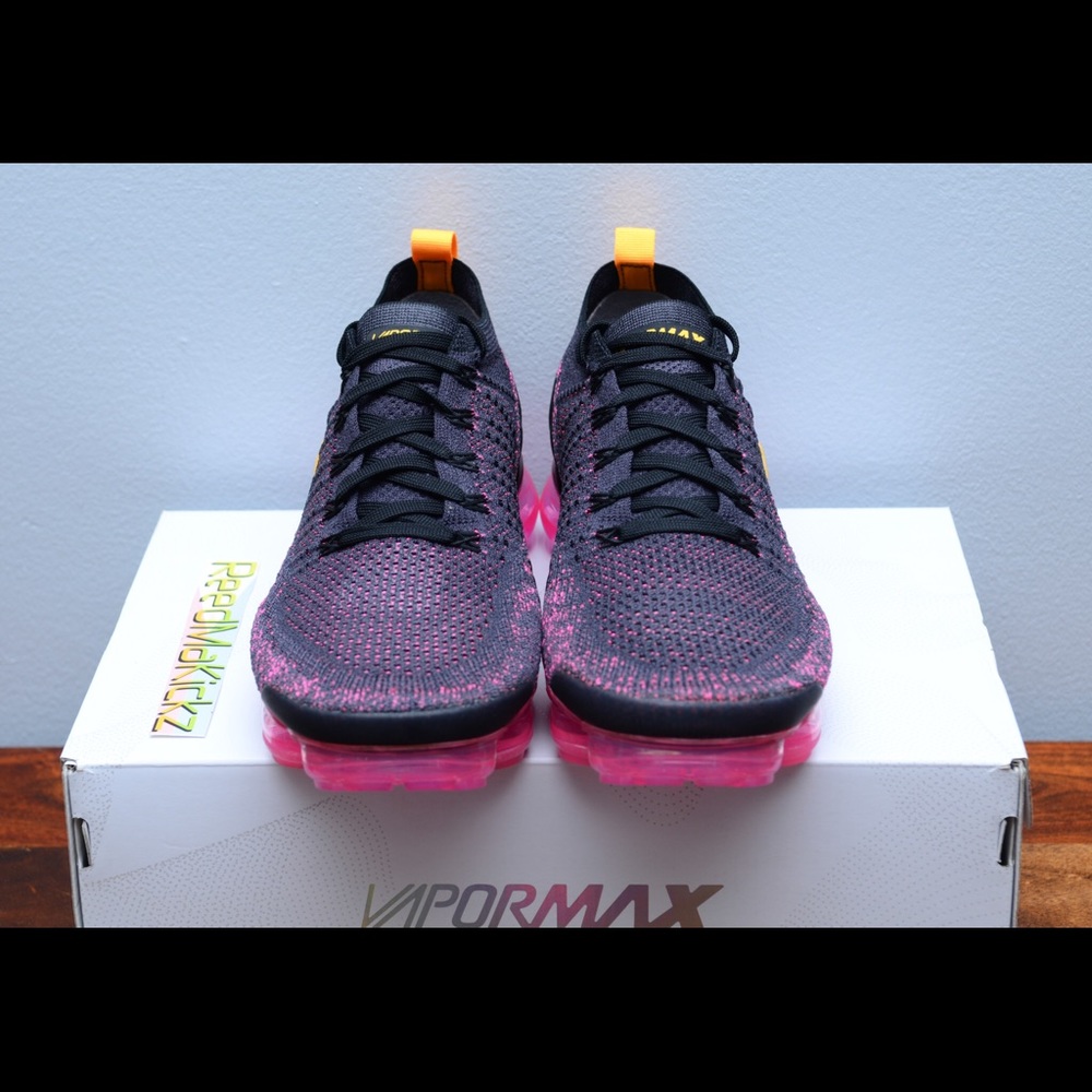 nike vapormax flyknit 2 pink blast mens - Picture 2 of 4